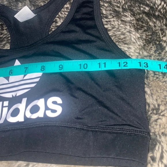 Adidas black sports bra  Sz L - Picture 6 of 7